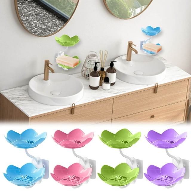 Étagère Murale Égouttoir À Savon,Double Usage,Robuste,En Acier Inoxydable,Pour Salle De Bain,Installation Facile,Design Compact,Compact Storage Box,PENDANE,Blue