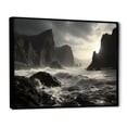 thumbnail image 2 of Designart "Coastal I" Landscapes Floater Framed Canvas Print, 2 of 7