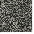 thumbnail image 3 of Safari Black and Grey Leopard Animal Print 8' Round Non-Skid Area Rug, 3 of 9