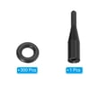 thumbnail image 3 of Uxcell 2BA Dart Shaft Rubber O-Rings 300Pcs with Applicator Tool, Black, 3 of 6