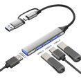 thumbnail image 3 of Aluminum USB C Hub, Fast Charging & OTG Supports, 5Gbps Data Transfer for Laptop, Phone, Tablet, 3 of 8