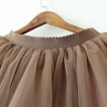 thumbnail image 7 of Women Tulle Skirt 4-Layers Mesh Fluffy Princess Underskirt A Line Knee Length Dancing Tutu Skirt for Wedding Party Homecoming Prom, 7 of 7