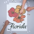 thumbnail image 3 of Florida, Hibiscus Flowers, Vertical (1000 Piece Puzzle, Size 19x27, Challenging Jigsaw Puzzle for Adults and Family, Made in USA), 3 of 4