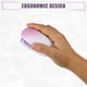 thumbnail image 4 of Cepillo de cabello portátil de Unique Bargains, cepillo de masaje en forma de huevo mini para mujeres, degradado púrpura, 4 of 7