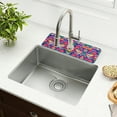 thumbnail image 6 of Mandala Single Compact Faucet Drying Pad 14.7x5.4in Absorbent Mat for Small Sinks, Vanity Countertops, 6 of 10