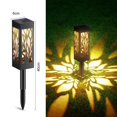 thumbnail image 5 of Xinyolin 4Pcs Lawn Lights Eye-catching Hollow Design PP Waterproof Solar Landscape Lights Decor for Home, 5 of 8