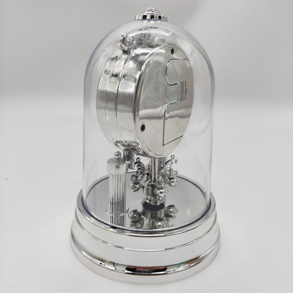 CIYISON Retro European Battery Operated Table Clock Desk Alarm Clock with Clear Clock Cover Desktops Mantel Clock Home Decors