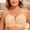 #38Beige, variant on Bras for Older Women Wire Free Full Coverage Bralettes Comfort Adjustable Push Up T-Shirt Bra