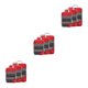 thumbnail image 5 of Toystoory Organización de 3 paquetes/lote y ahorro de espacio con estos cubos de embalaje de viaje malla comprimida con cremallera roja Type1 NO1, 5 of 6