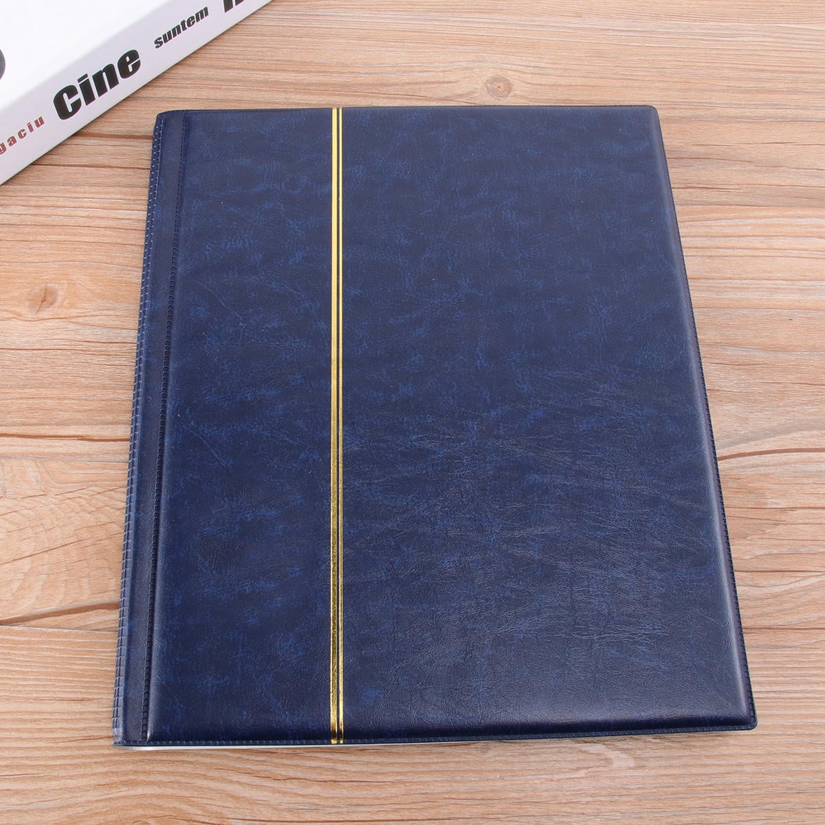 Amosfun Coin Collector Book Blue Portable and Durable Storage Solution