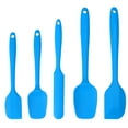thumbnail image 7 of 5pcs Kitchen Cooking Silicone Spatula Set Heat Resistant Turners Scraper Baking Utensils Blue, 7 of 7