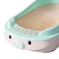 thumbnail image 3 of FL Kitten Potty Toilet, Open Top Kittens Litter Pan Kitten Litter Pan, Cat Toilet Cat Box, 3 of 7