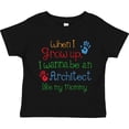 thumbnail image 3 of Inktastic Architect Like Mommy Boys or Girls Toddler T-Shirt, 3 of 5