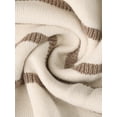 thumbnail image 5 of INSPIRE CHIC Women's Striped Maternity Dress Summer Bodycon Ribbed Knit Sleeveless Pregnancy Tank Dresses 2XL Camel, 5 of 6