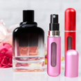 thumbnail image 4 of Mini Flacon Distributeur de Parfum 5ml Flacon Distributeur de Parfum Auto-Pompe Flacon Pulvérisateur de Parfum en Aluminium (Rose Vif), 4 of 5