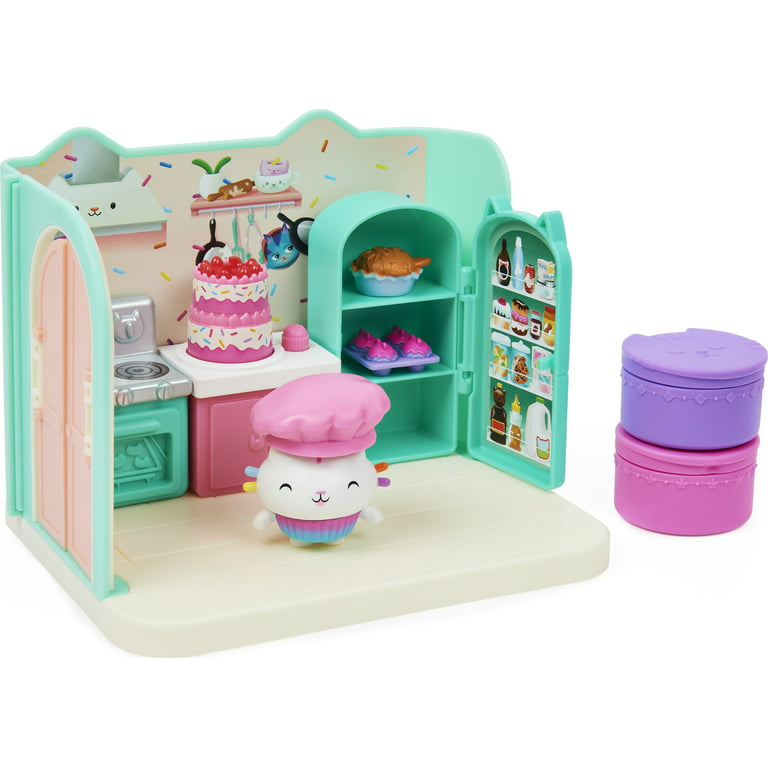 Gabby’s Dollhouse, Bakey with Cakey Kitchen Playset with Figure, for Ages 3  and up