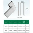 thumbnail image 2 of meite Hardwood Flooring Staples 15.5 Gauge 1/2-inch Crown 2-inch Length (1,012 Pieces), 2 of 6