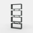 thumbnail image 7 of Ada Home Decor Langdon 4 Tier Open Shelf Cube Modern Bookcase, Anthracite/White, 7 of 7