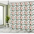 thumbnail image 5 of Ambesonne Coconut Shower Curtain, Exotic Summer Island Fruit, 69"Wx75"L, Blush Brown Pale Blue, 5 of 5