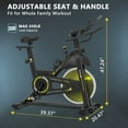 thumbnail image 5 of Hlaill Exercise Bike,Indoor Cycling Bike Stationary, Cycle Bike with Comfortable Seat Cushion, Digital Display with Pulse, iPad Holder,Foot cycle Heavy Flywheel,Free Water Bottle, 5 of 7