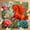 Color 3, variant on Mahjong Mat 31.5" x 31.5" Leopard Floral Vibrant Colors Pink Non-Slip Noise Reduction American Mahjong Tiles Table Cover for Dominoes Poker Card Board Games Gift