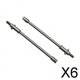 thumbnail image 1 of Eje Delantero y Trasero Baoblaze de Acero Inoxidable CNC para eje Axial SCX24 AXI90081 RC Orugas Mejora Piezas 6 piezas, 1 of 5