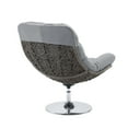 thumbnail image 3 of Modway Brighton Wicker Rattan Patio Swivel Lounge Chair in Light Gray/Gray, 3 of 6