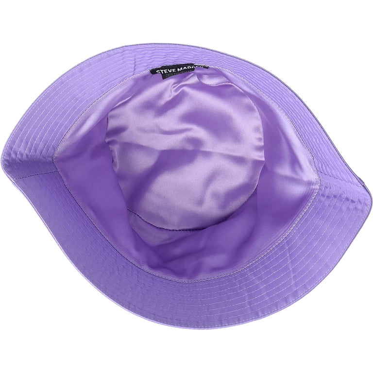 Steve Madden Satin Lined Bucket Hat Lilac Women display picture 3