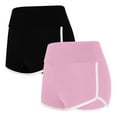 thumbnail image 1 of Timegard 2pc Shorts for Women Casual Workout Running Shorts Fitting Comfy Athletic Summer Solid Color, 1 of 7