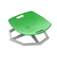 thumbnail image 2 of Silla giratoria infantil con asiento sensorial giratorio, antideslizante, segura, estable, de PP y estructura metálica, ideal para entrenar la coordinación corporal, adecuada para la Verde, 2 of 8