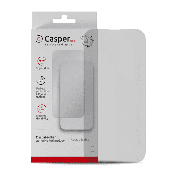 Replacement Casper Pro Tempered Glass Compatible With iPhone 15 Pro (Retail Pack) (Matte)