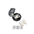 thumbnail image 2 of Vogacara 12 Uds de vampiro Día de Todos los accesorios de diente falso adornos accesorio de mascarada suministros para el hogar regalos cuidado de los oídos caja de 17 mm Vogacara  CE011457-07B, 2 of 6