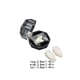thumbnail image 2 of Vogacara 12 Uds de vampiro Día de Todos los accesorios de diente falso adornos accesorio de mascarada suministros para el hogar regalos cuidado de los oídos caja de 17 mm Vogacara  CE011457-07B, 2 of 6