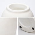 thumbnail image 3 of 9.6" Handmade Terracotta Vase Rustic White Ceramic Vase with Matte Finish for Home Office Café Decor, 3 of 6