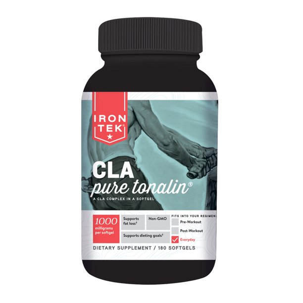 Iron Tek CLA Pure Tonalin Weight Loss Softgels, 180 Ct