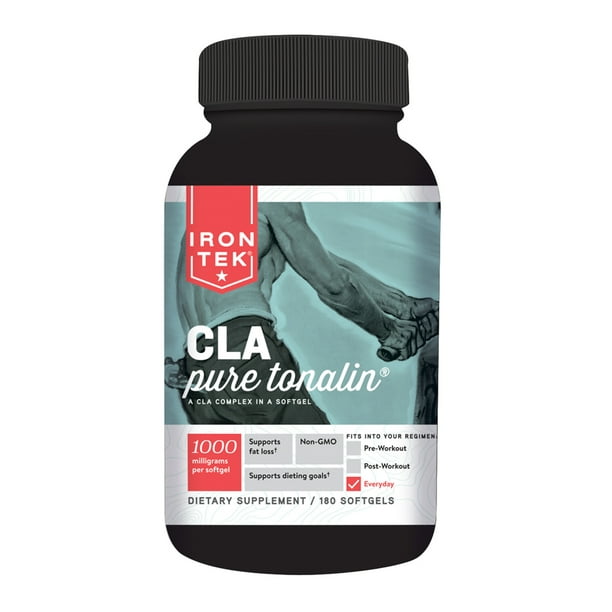 Iron Tek CLA Pure Tonalin Weight Loss Softgels, 180 Ct