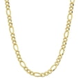 thumbnail image 1 of 14K Yellow Gold Filled Solid Figaro Chain Necklace, 3.2 mm, 24", 1 of 1