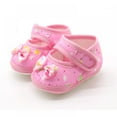thumbnail image 5 of MAGAZINE Girl Lace Shoes Toddler Prewalker Anti-Slip First Walker Simple Baby Shoes 3~12 Month, 5 of 6