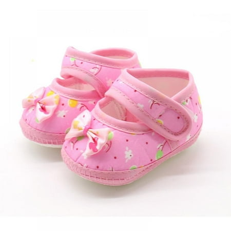 

Canvas Shoes Toddler Prewalker Anti-Slip First Walker Simple Baby Girl Lace Shoes 3-12 Months
