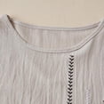 thumbnail image 5 of zbxnLI Womens Summer Baggy T Shirts Casual Solid Color Short Sleeve Tops for Women Comfort Crew Neck Shirt, 5 of 7