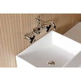 thumbnail image 2 of Kingston Brass KS1256PKX Duchess Double-Handle Wall Mount Bathroom Faucet, Polished Nickel, 2 of 7