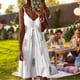 thumbnail image 1 of Vestido Suspendido Summer Beach Sling Dress Casual Printed Vest Dress Soft Plus Size (Rosa 4XL) Cgtredaw Para estrenar, 1 of 1