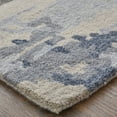 thumbnail image 3 of Feizy Everley Modern Abstract, Blue/Gray/Ivory, 8' x 10' Area Rug Easy Care Stain Resistant Pet & Kid Friendly Casual Watercolor Floor Rug for Living room Bedroom, 3 of 8