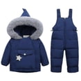thumbnail image 1 of Winter Snowsuit, Children Clothing Sets Winter Hooded Duck Down Jacket Snowsuit80cm, 1 of 5