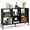 Black, variant on Costway 6 Cube Storage Shelf Organizer Bookcase Square Cubby Cabinet Bedroom Black