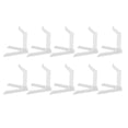 thumbnail image 1 of 10pcs Action Figure Display Stand, Multipurpose Plastic Flexible Figure Holder Base for 1/144 Scale SD BB HG, 1 of 7