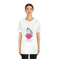 thumbnail image 2 of Believe in Unicorn, Unisex Jersey Short Sleeve Tee, 2 of 13