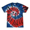 thumbnail image 2 of Colortone Tie Dye T-shirts Patriotic Colors Men Adult S to 5XL Cotton 100%, 2 of 3