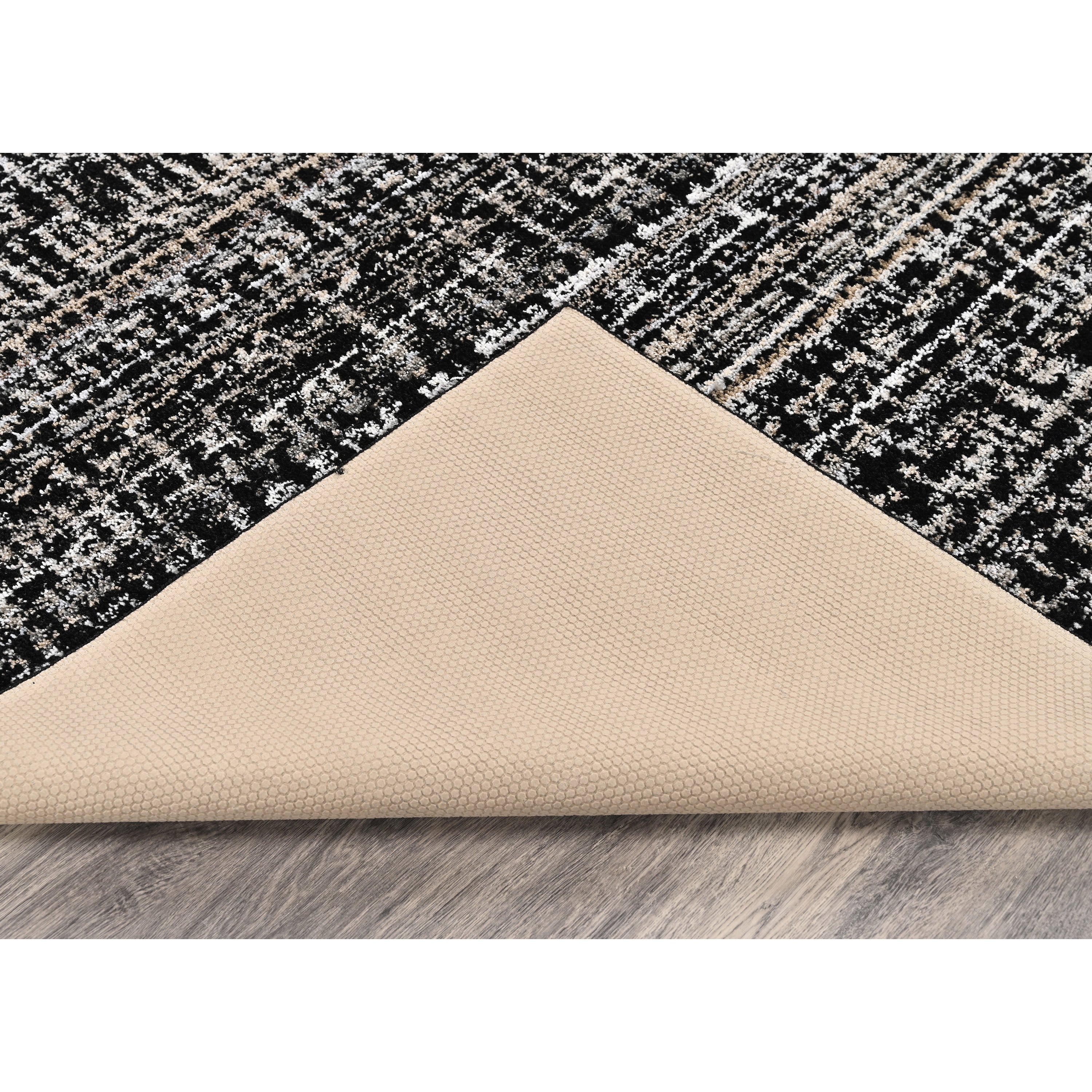 Garland Rug Rumba Black/Earth Tone Indoor Area Rug, 8' x 10'