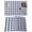 Blue, variant on Red White Plaid Placemats Set of 6 Buffalo Check Geometric Place Mats Table Mats Kitchen Dining Home Outdoor Party Table Decoration